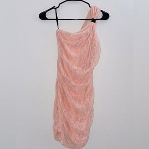 Bebe one shoulder dress